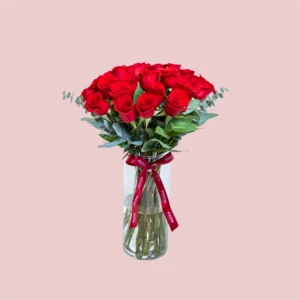 Florero 24 rosas
